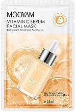 Tuchmaske für das Gesicht mit Vitamin C - Mooyam Vitamin C Serum Facial Mask  — Bild N1