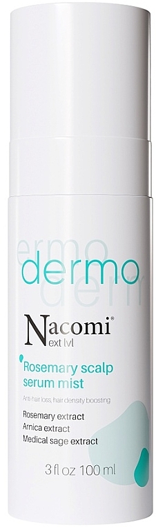 Rosmarin-Serumnebel gegen Haarausfall - Nacomi Next Level Dermo Rosemary Scalp Serum Mist  — Bild N1