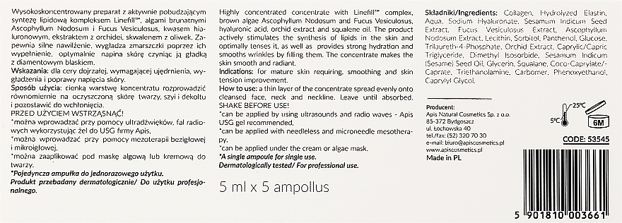 Gesichtskonzentrat mit Linefill - APIS Professional Concentrate Ampule Linefill — Foto N7