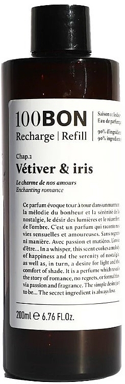 100BON Vetiver & Iris - Eau de Parfum (austauschbare Patrone)  — Bild N1