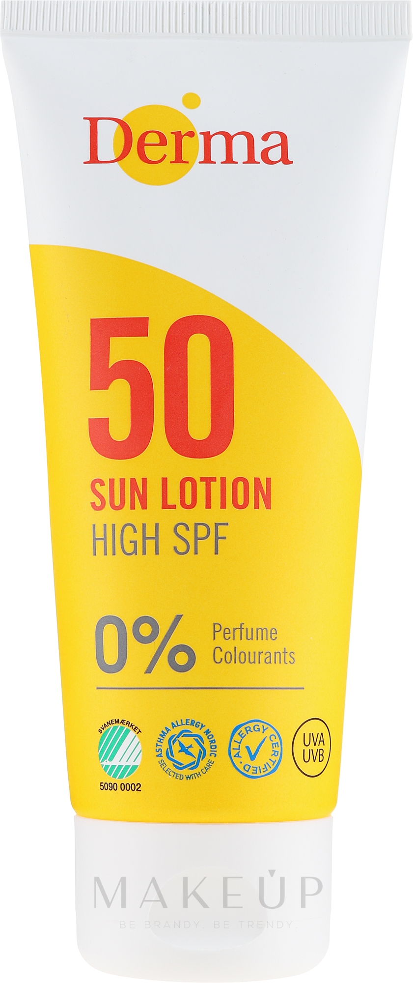 Sonnenschutz Lotion SPF 50 parfümfrei - Derma Sun Lotion SPF50 — Bild 100 ml