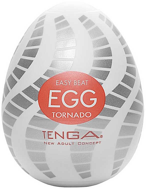 Dehnbarer Masturbator in Eiform für den Einmalgebrauch - Tenga Easy Beat Egg Tornado — Bild N1
