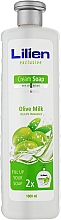 Düfte, Parfümerie und Kosmetik Flüssige Cremeseife "Olivenmilch" - Lilien Olive Milk Cream Soap (Austauschbare Patrone)