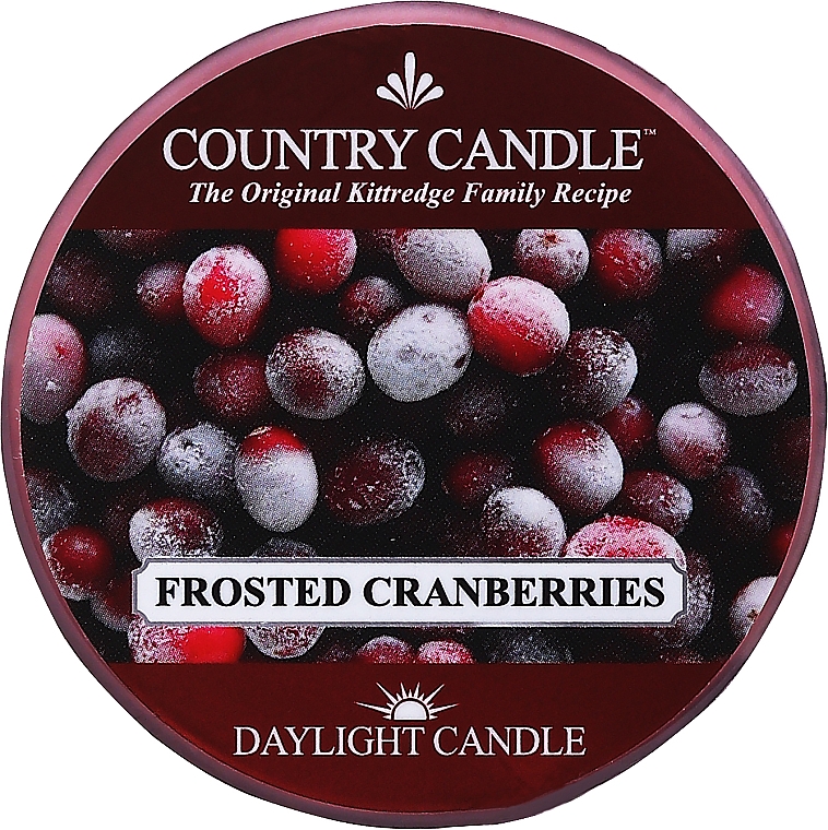 GESCHENK! Teekerze - Country Candle Frosted Cranberry Daylight — Bild N1