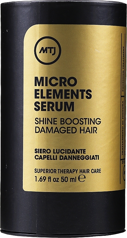 Haarspray-Serum für geschädigtes Haar - MTJ Cosmetics Superior Therapy Microelements Shine Boosting Serum — Bild N2