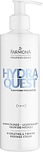 Düfte, Parfümerie und Kosmetik Feuchtigkeitsspendende und straffende Gesichtscreme für Massage - Farmona Professional Hydra Quest Hidrating & Firming Massage Cream