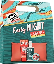 Körperpflegeset - Dirty Works Early Night Sleep Set (Handcreme 100ml + Lippenbalsam 10g + Haarnebel 100ml + Zubehör) — Bild N1