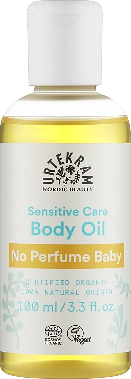 Pflegendes unparfümiertes Körperöl für Babys - Urtekram No Perfume Baby Body Oil — Bild N1