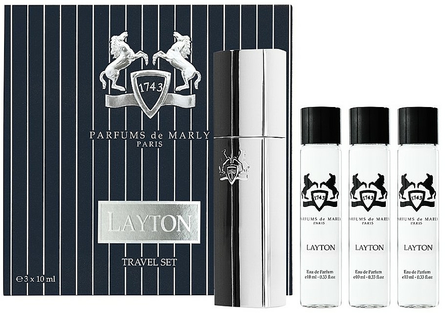 Parfums de Marly Layton - Duftset (Eau de Parfum Refill 3x10ml + Case 1 St.)  — Bild N1