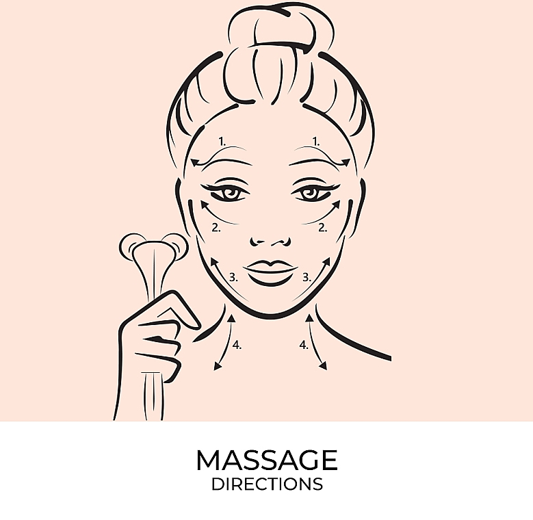 Massageroller für das Gesicht - Sincero Salon Face Roller Sculptor — Bild N3