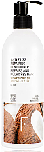 Düfte, Parfümerie und Kosmetik Anti-Frizz Haarspülung mit Kokosnussöl und Sheabutter - Freshly Cosmetics Anti Frizz Repairing Conditioner