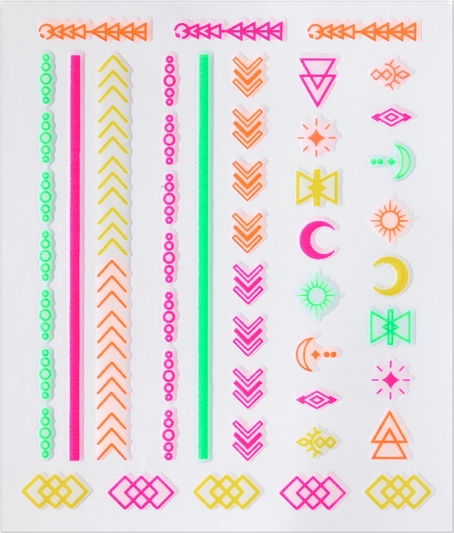 Nagelaufkleber - Essence Neon Vibes Nail Art Stickers — Bild N2