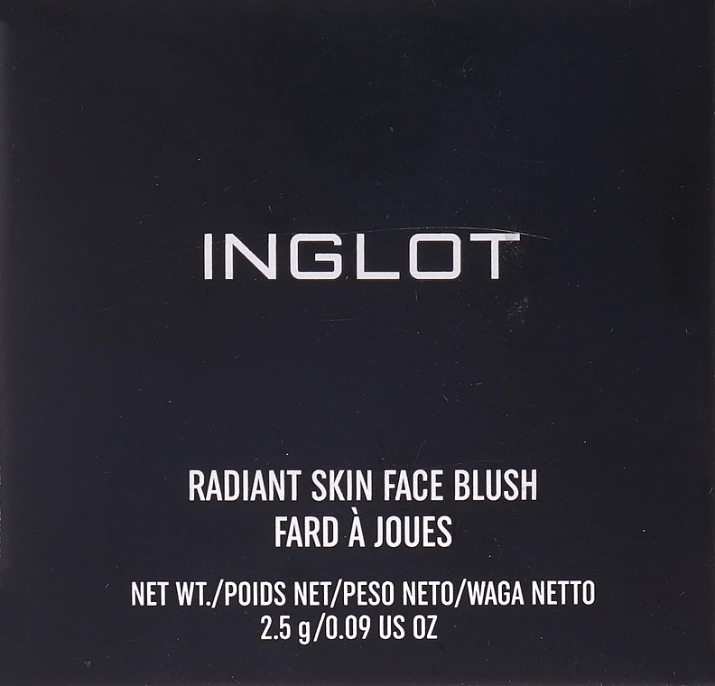 Gesichtsrouge - Inglot Radiant Skin Face Blush — Bild N6