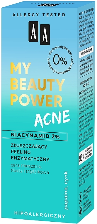 Enzym-Peeling für das Gesicht mit 10% Niacinamid - AA My Beauty Power Acne — Bild N4