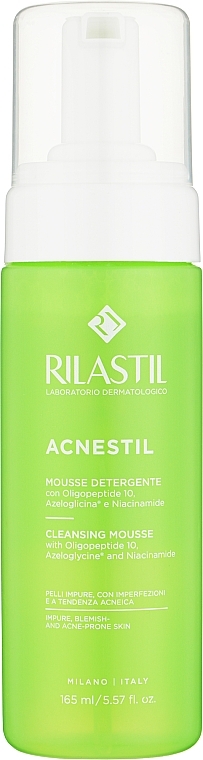 Reinigende Mousse für zu Akne neigende Haut - Rilastil Acnestil Mousse — Bild N1