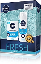 Düfte, Parfümerie und Kosmetik Set für Männer mit kühlendem Effekt 2021 - Nivea Men Fresh (sh/foam/200ml + af/sh/balm/100ml)