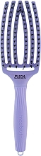 Kombi-Haarbürste lila - Olivia Garden Fingerbrush Combo Nineties Grape Soda — Bild N1