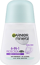 Deo Roll-on Antitranspirant - Garnier Mineral Deodorant Protection 6 Fresh Floral Scent — Bild N1