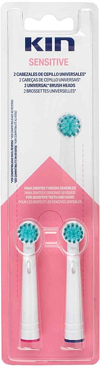 Ersatz-Zahnbürstenkopf für Schallzahnbürste - Kin Sensitive Electric Toothbrush Replacement — Bild N1