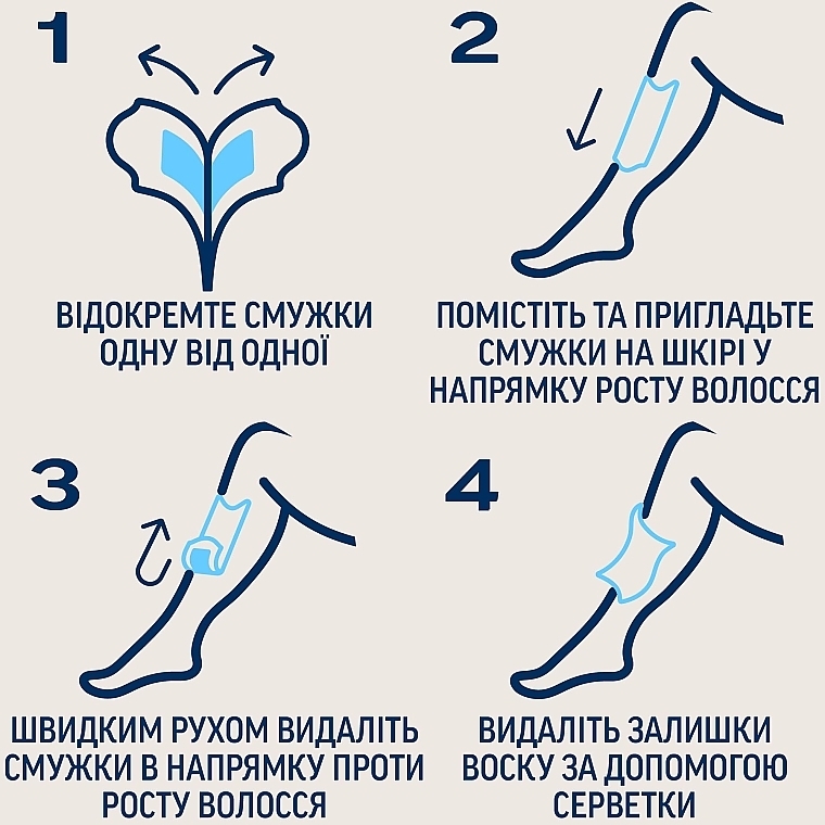 Enthaarungswachsstreifen für Beine und Körper mit Vitamin E und Mandelöl - Veet — Bild N5