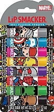Düfte, Parfümerie und Kosmetik Lippenbalsam-Set - Lip Smacker Marvel Party Pack (Lippenbalsam 8x4g) 