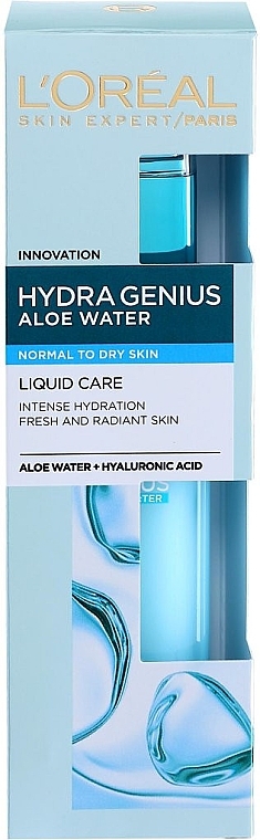 Feuchtigkeitsspendendes Aloe-Wasser für normale und empfindliche Haut - L'Oreal Paris Hydra Genius Aloe Water — Bild N5