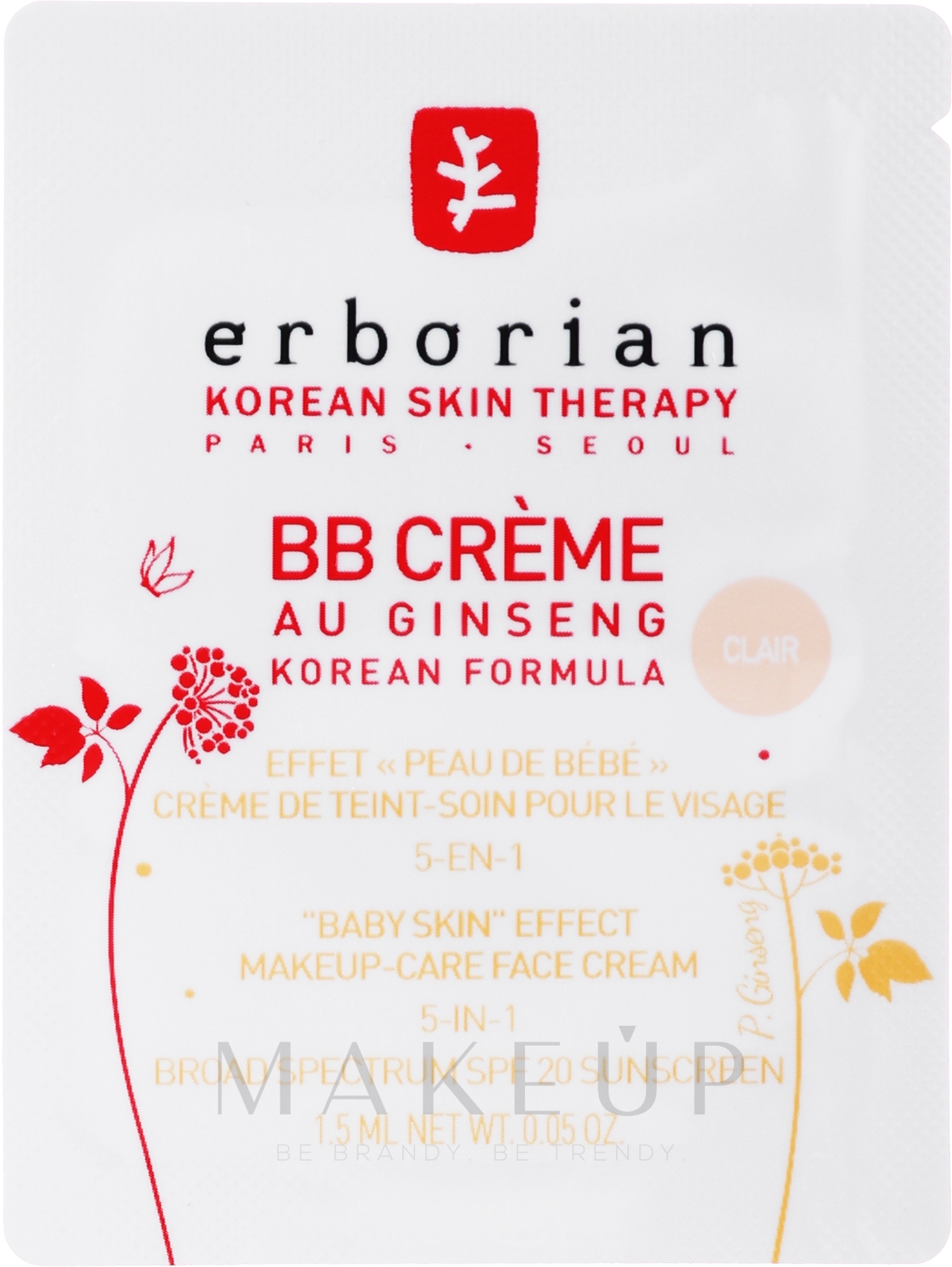 Erborian Nude BB Cream 5in1 (Probe) - BB-Creme — Bild Clair