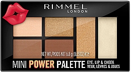 GESCHENK! Make-up-Palette - Rimmel Mini Power Palette — Bild N1