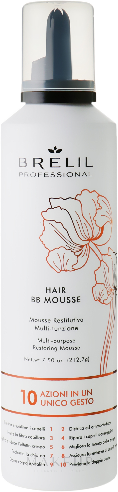 Multifunktionale Haarmousse zum Styling - Brelil Bio Traitement Beauty Hair BB Mousse — Foto 250 ml