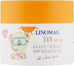 Düfte, Parfümerie und Kosmetik Sonnenschutzcreme für Kinder - Linomag Sun Cream SPF 30
