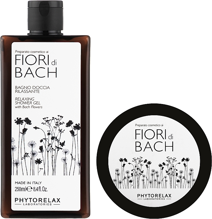 Körperpflegeset - Phytorelax Laboratories Bach Flowers (Duschgel 250ml + Körpercreme 250ml) — Bild N2