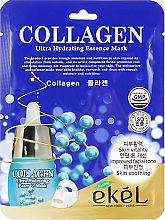 Düfte, Parfümerie und Kosmetik Tuchmaske für das Gesicht mit Kollagen - Ekel Collagen Ultra Hydrating Essence Mask
