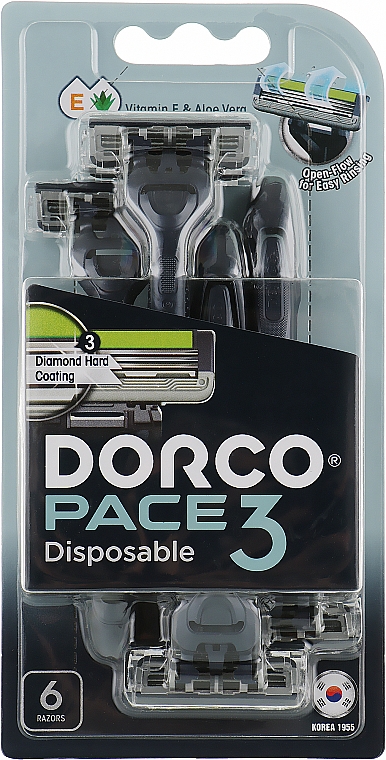 Rasierer - Dorco Pace Disposable 3 — Bild N1