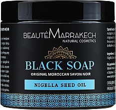 100% Natürliche marokkanische schwarze Seife - Beaute Marrakech Savon Noir Moroccan Black Soap Nigella — Bild N1
