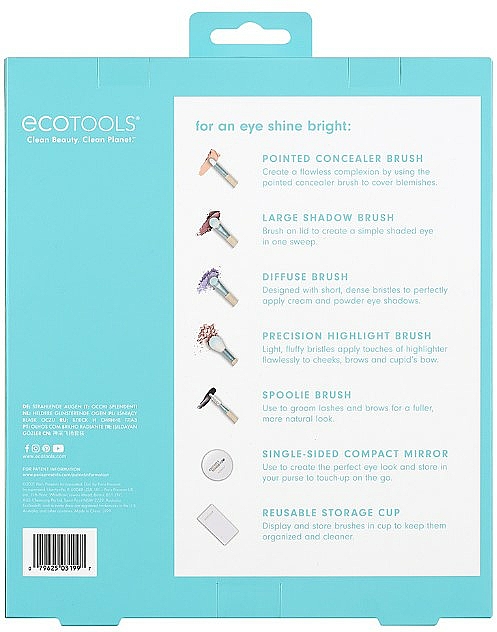 Augen-Make-up-Set 7-tlg. - EcoTools Eye Shine Bright Kit — Bild N3