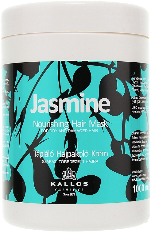 Jasmine Maske für erschöpftes Haar - Kallos Cosmetics Jasmine Nourishing Hair Mask — Bild N3