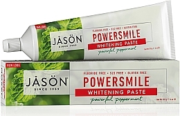 Düfte, Parfümerie und Kosmetik Aufhellende Zahnpasta mit Pfefferminzöl Power Smile - Jason Natural Cosmetics PowerSmile All Natural Whitening Toothpaste