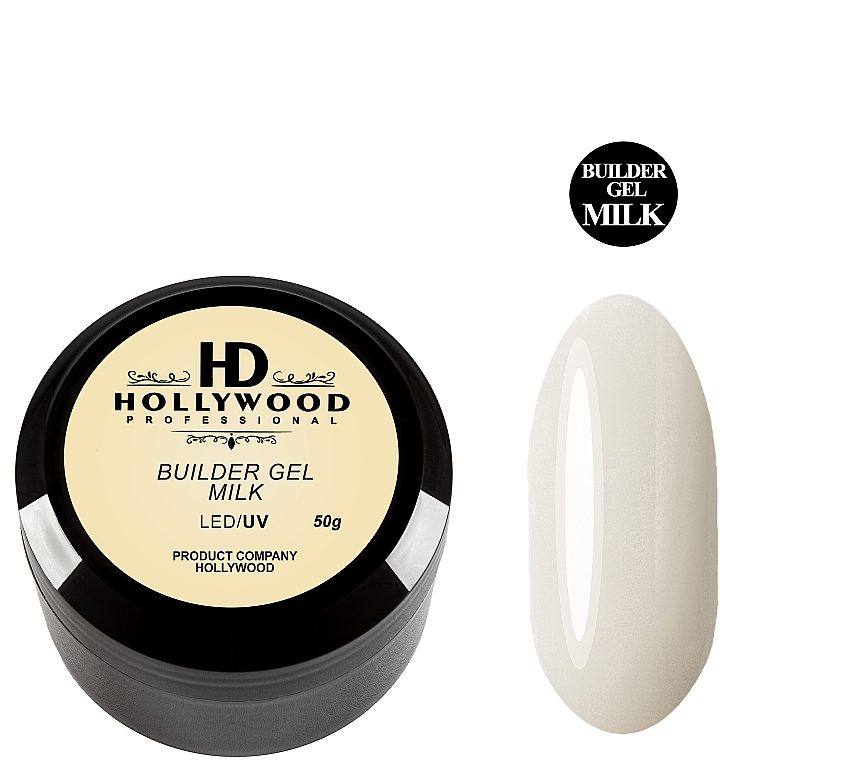 Modellierendes Haargel - HD Hollywood Builder Gel Milk — Bild N2