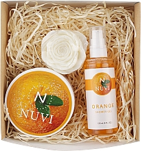 Düfte, Parfümerie und Kosmetik Körperpflegeset - Nuvi (Seife 75g + Körperpeeling 200g + Duschgel 120ml)