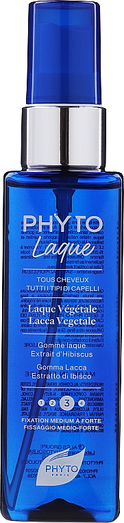 Pflanzliches Haarspray mit Hibiskus-Extrakt - Phyto laque Medium Strong Hold Vegetable Hairspray — Bild N1