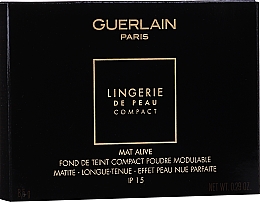 Kompaktpuder in elegantem Spiegeletui - Guerlain Lingerie De Peau Compact Powder — Foto N2