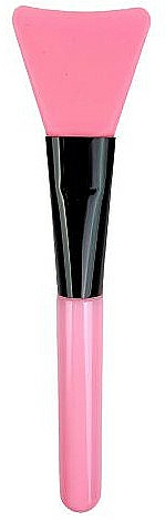 Kosmetikspatel zum Auftragen von Masken aus Silikon rosa schwarz - Deni Carte — Bild N1