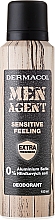 Düfte, Parfümerie und Kosmetik Deospray - Dermacol Men Agent Sensitive Feeling Deodorant