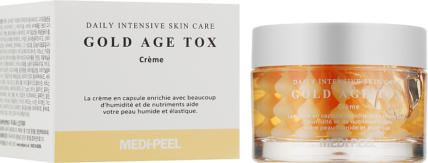 Anti-Aging Kapselcreme mit Goldseidenraupen-Extrakt - Medi Peel Gold Age Tox Cream — Bild N2