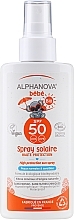 Düfte, Parfümerie und Kosmetik Sonnenschutzspray für Kinder und Babys - Alphanova Bebe Sun SPF 50+