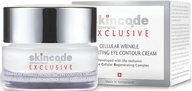 Regenerierende Anti-Falten Augenkonturcreme - Skincode Exclusive Cellular Wrinkle Prohibiting Eye Contour Cream — Bild N1