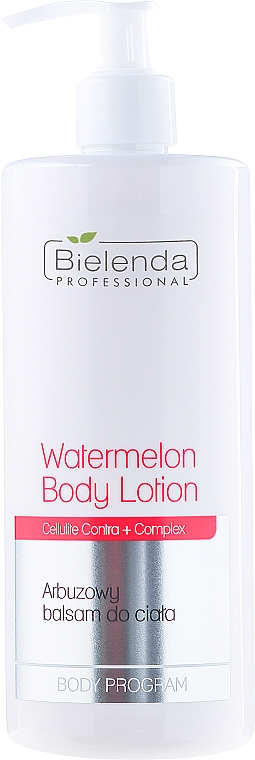 Körperbalsam mit Wassermelonenextrakt und Cellulite Contra+ Komplex - Bielenda Professional Body Program Watermelon Body Lotion — Bild N1