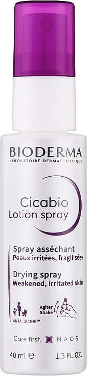 Beruhigende Trockenspray-Lotion für irritierte und empfindliche Haut - Bioderma Cicabio Lotion Spray — Bild N1