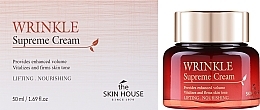 Vitalisierende straffende und nährende Lifting-Gesichtscreme mit rotem Ginsengextrakt - The Skin House Wrinkle Supreme Cream — Bild N2