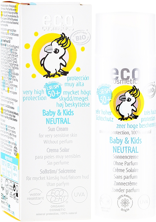 Sonnenschutzcreme für Kinder SPF 30 - Eco Cosmetics Baby&Kids Sun Protection Cream SPF 50+ — Bild N1
